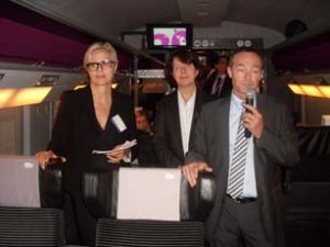 Jeannine Pilloud, CFF - Barbara Dalibard, SNCF - Alain Barbey, Lyria SA Paris
