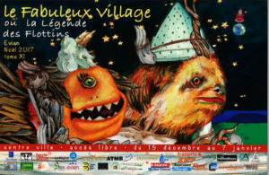 Affiche fabuleux village Evian theatre Toupine