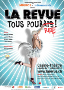 Spectacle satirique Genève Casino Théâtre humour 2019 soirée réveillon