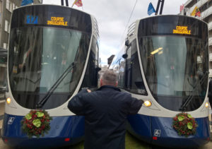 Inauguration ligne 17 transports public genevois tpg 2019 14 décembre Annemass