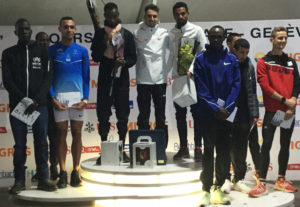 Course de l'Escalade, Escaladélite Elite hommes record Genève Parc Bastions 2019