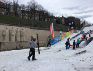 ski et snowboard Freestyle Genève Parc des Bastions 2019 mur des réformateurs