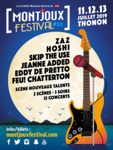 Montjoux Festival de musique plein air Thonon les Bains 2019 affiche