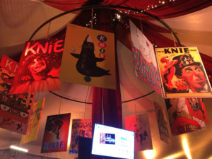 affiches chapiteau centenaire cirque national Knie tournée Suisse romande Lausanne