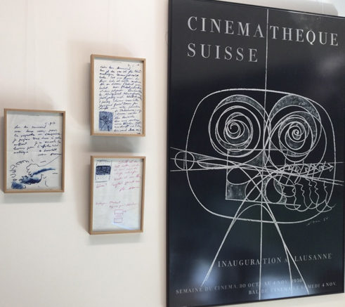 affiche Erni inauguration Cinémathèque suisse Lausanne