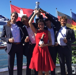 team gagnant le Tour du Léman à l'aviron 2019 remise des prix Nautique 2019