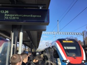 inauguration officielle Léman Express Coppet 2019