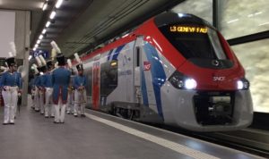 inauguration officielle Léman Express Genève Eaux-Vives 2019