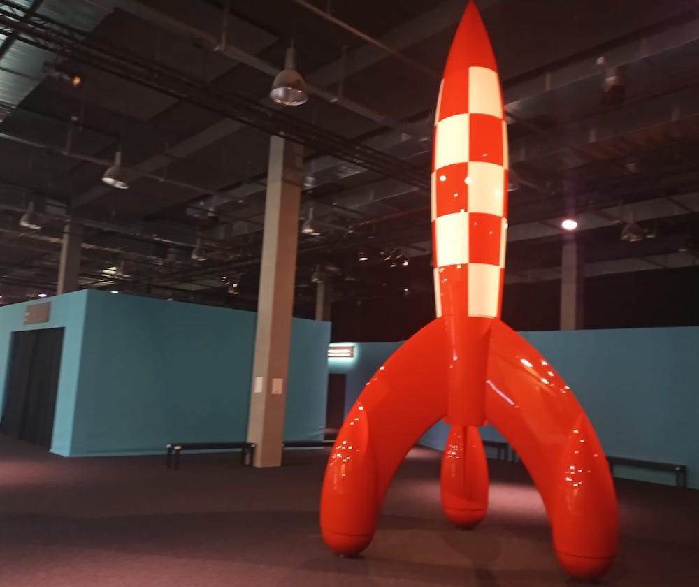 Lausanne_Beaulieu_Tintin_aventure_immersive_exposition_2023_fusee