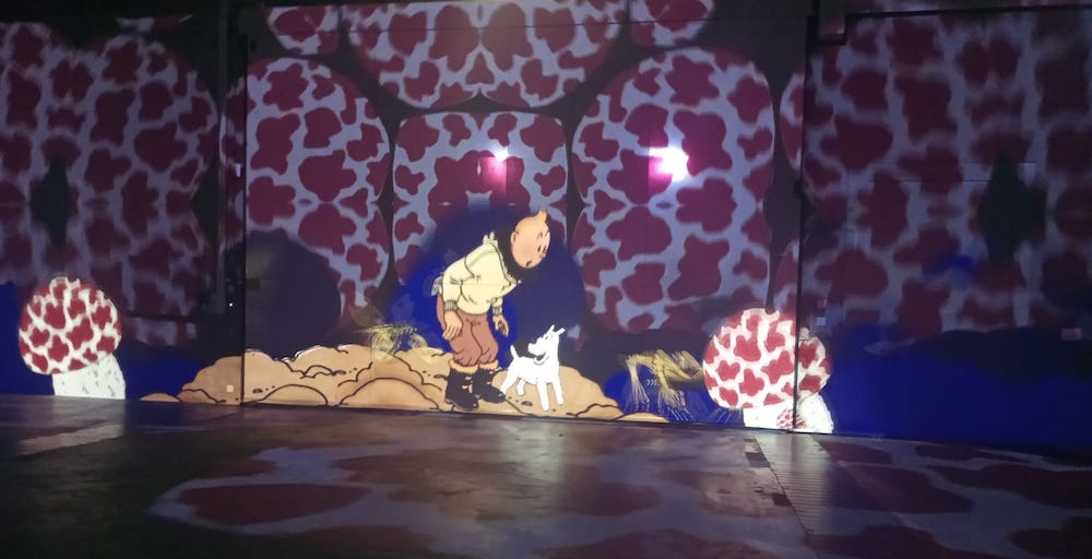 Lausanne_Beaulieu_Tintin_aventure_immersive_exposition_2023_immersive_Milou