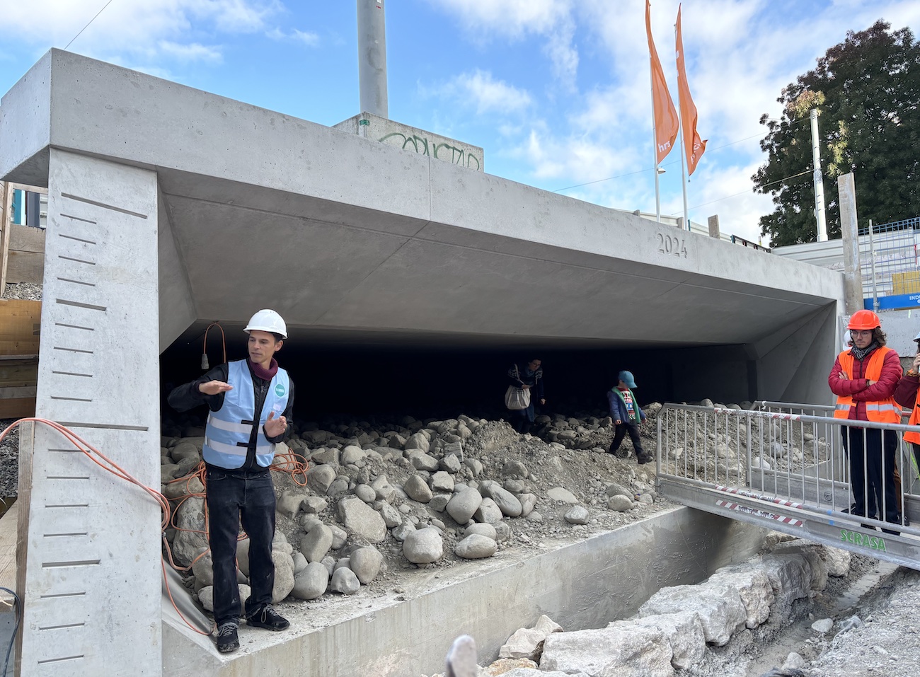 Geneve_Route_Acacias_Souterrain_PAV_visite_chantier_Drize_remise_a_ciel_niveau_eau_octobre_2024
