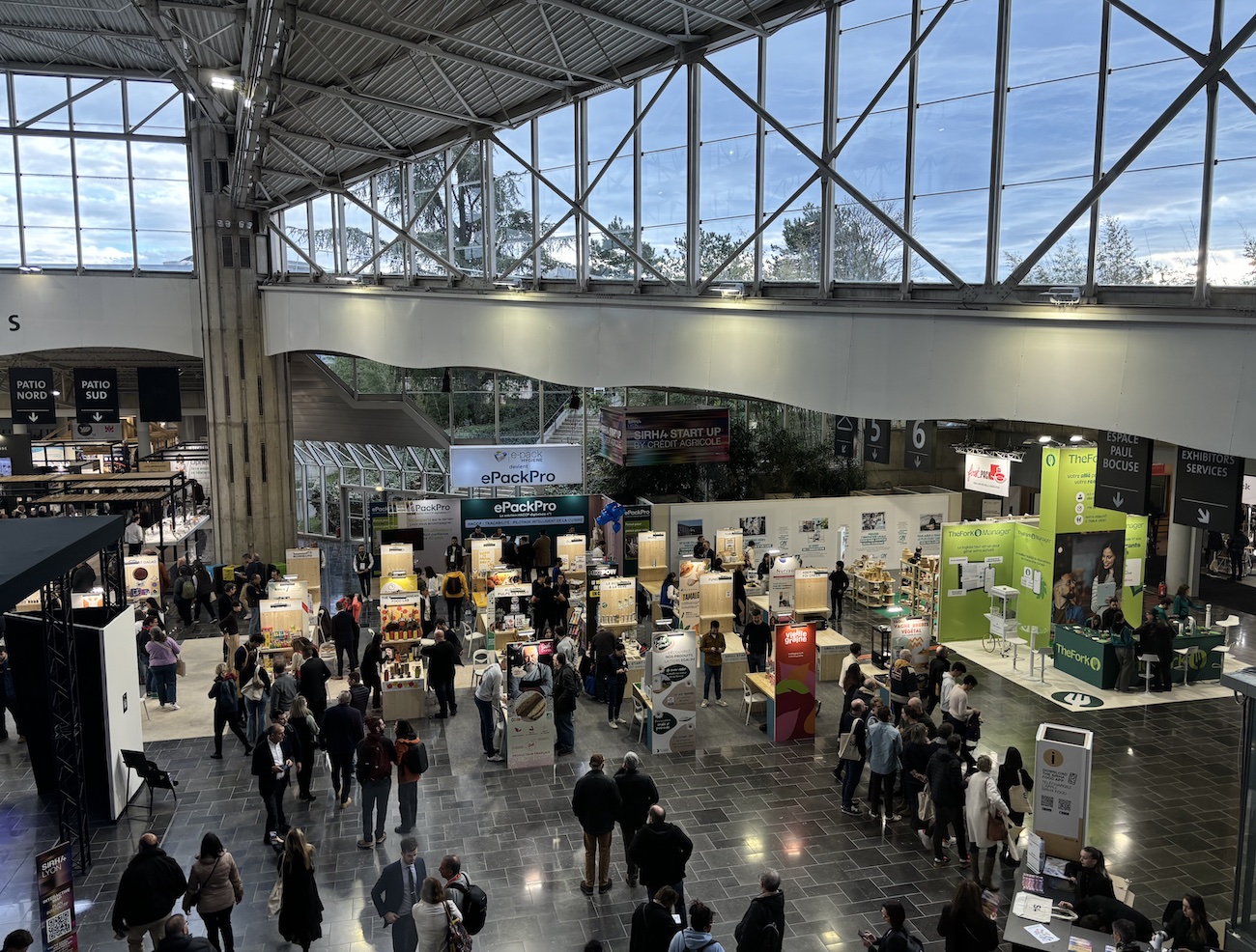 Lyon_Eurexpo_Sirha_2025_salon_international_restauration_hotellerie_alimentation_Place_des_Lumieres_stands