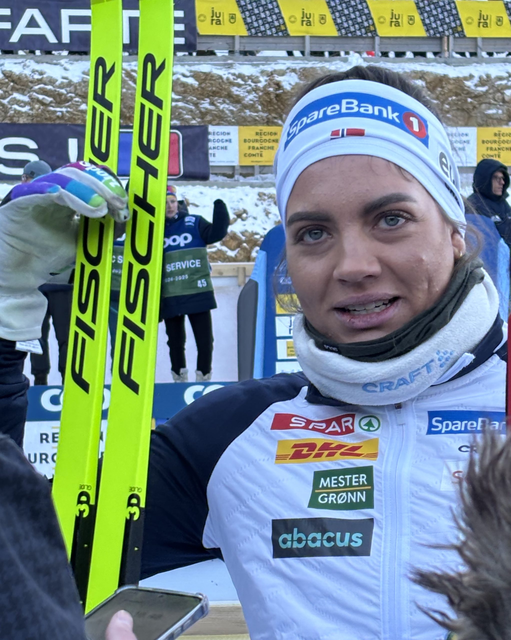 Rousses_Stade_nordique_tuffes_Coupe_Monde_ski_fond_FIS_2025_Finales_sprint_classique_Femmes_Skistad_Krisine_Stavaas_NOR
