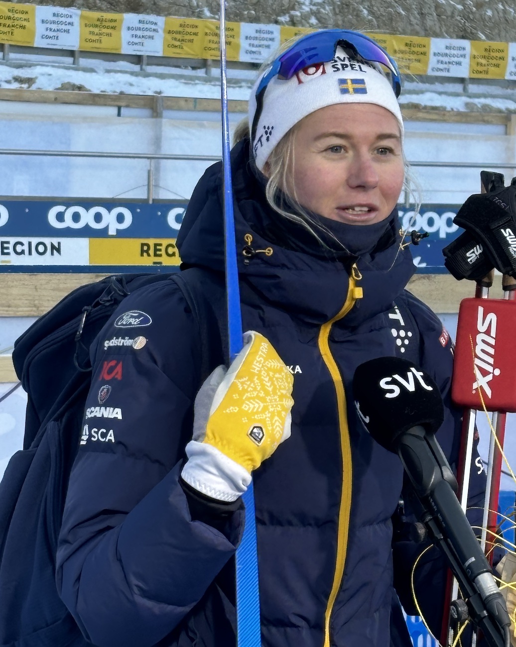 Rousses_Stade_nordique_tuffes_Coupe_Monde_ski_fond_FIS_2025_Finales_sprint_classique_Femmes_podium_Dahlquvist_Maja