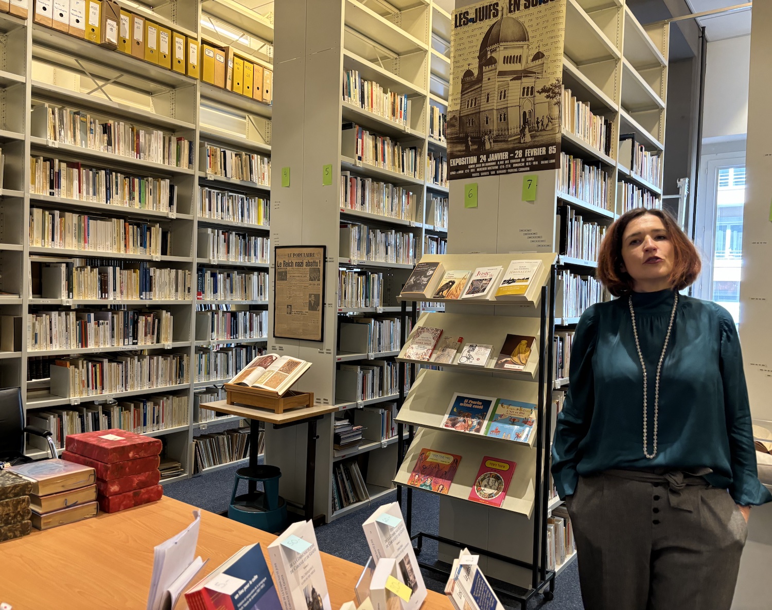 Geneve_Bibliotheque_juive_Gerard_Nordmann_Anita_Halasz_responsable_Culture