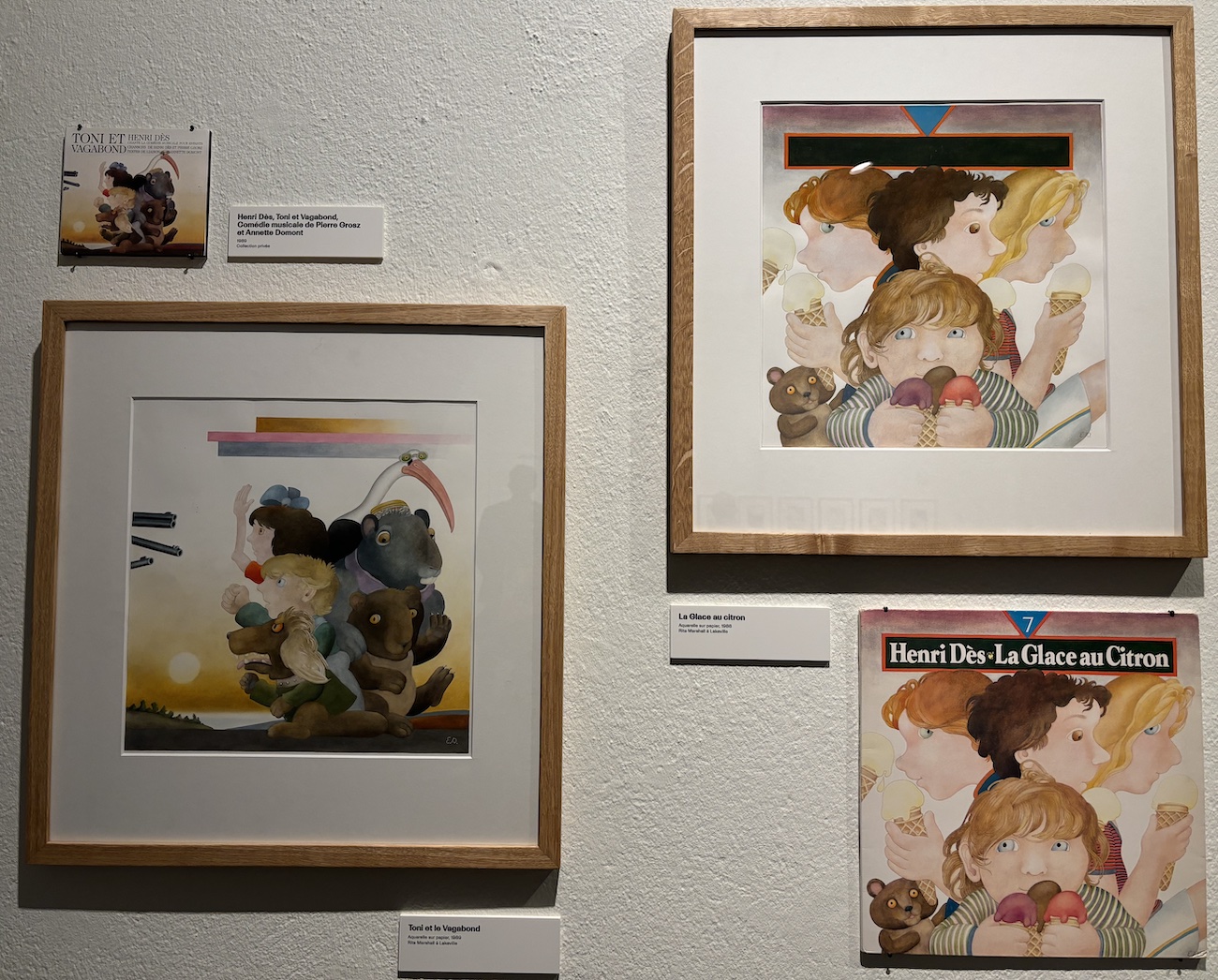 Lausanne_Espace_Arlaud_Etienne_Delessert_Illuminateur_exposition_2025_Henris_Des_pochettes_disques_glace_citron_Toni_Vagabond