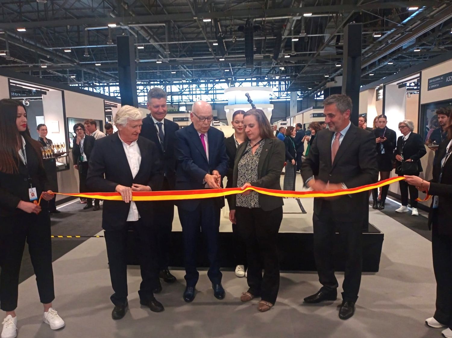 Geneve_Palexpo_GemGeneve_2025_9e_edition_Inauguration_Thomas Faerber_Claude Membrez_Ronny Totah_Sandra Portier_François_Longchamp