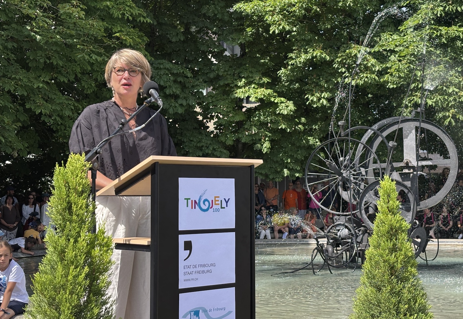 Fribourg_boulevard_Perolles_Jean_Tinguely_100_ans_journee_festive_2025_Carine_Bachmann_directrice_Office_federal_culture