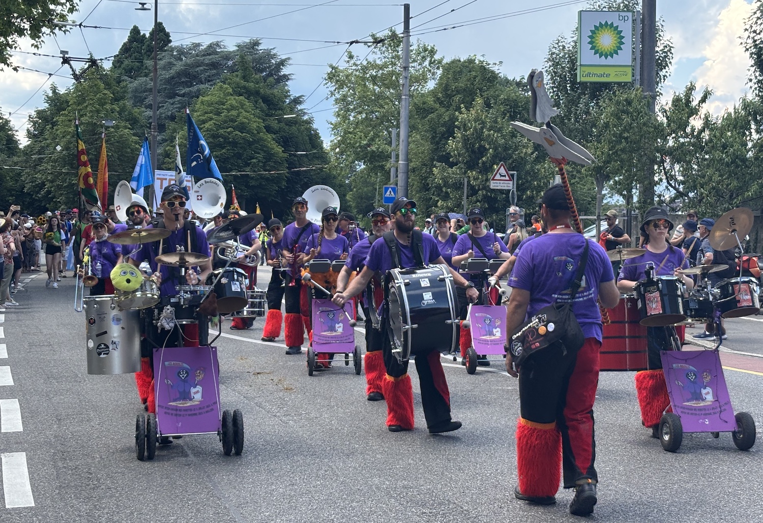 Lausanne_Montbenon_fete_gymnastique_2025_Guggenmusik_Prilly_Bedzules