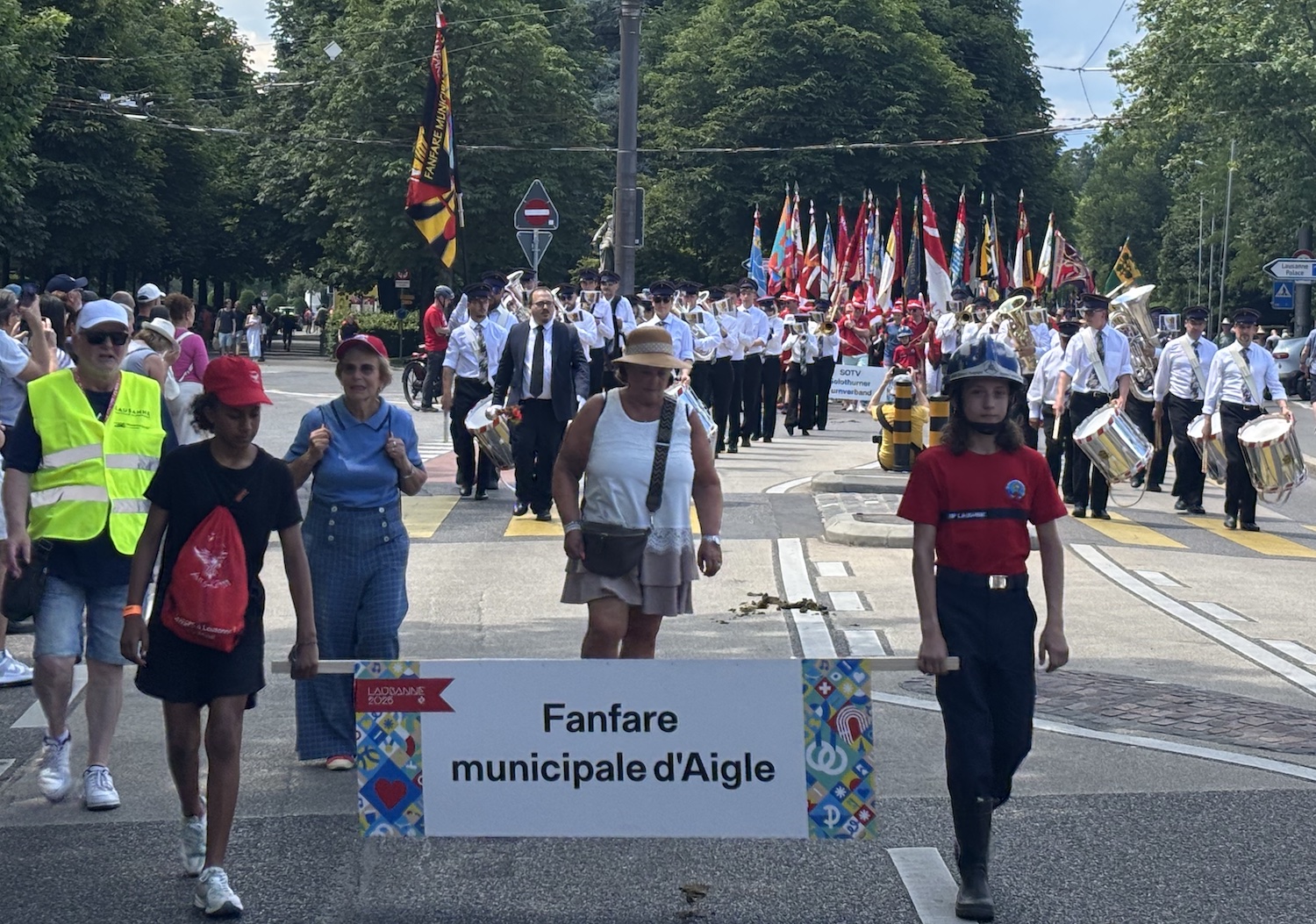 Lausanne_Montbenon_fete_gymnastique_2025_fanfare_municipale_Aigle